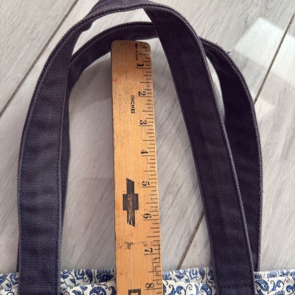 J.Crew structured canvas tote bag beach bag - Picture 11 of 11